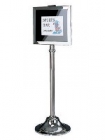 Sign Stand, w/round post and weighted base