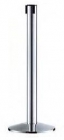 STAINLESS STEEL POST ABYDOS WITH RETRACTABLE BELT 21030500