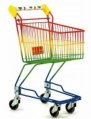 Multicolor shopping cart